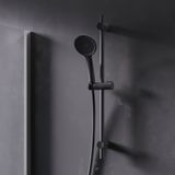 AM.PM Hit Doucheset met Handdouche - 1 straalstand - mat zwart - 70 cm - Rub&Clean-functie