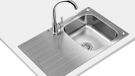 Teka UNIVERSE 45 T-XP 1C 1E Top-mounted sink Rectangular Stainless steel
