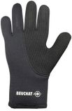 Beuchat 2 mm Ambidextrous Wetsuit Handschoen Zwart L Mannen
