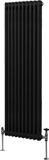 MonsterShop Monster Group BV Verticale 2-kolomsradiator - Zwart - 1800x472 mm - 5300 BTU