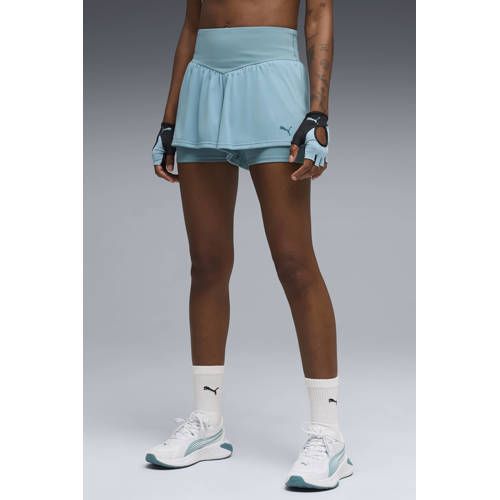 Puma SHAPE 2-in-1 short voor Dames, Blauw, Maat M