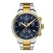 Tissot Heren Tissot Chrono XL roestvrij staal casual horloge, Grijs, Goud, Klassiek