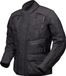 Modeka Lucano veste de moto imperméable en textile, noir, taille 4XL