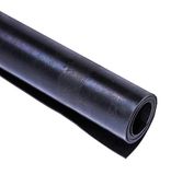 RS PRO Rubberen mat neopreen, zwart, 1m x 1.5mm x 600mm 1.4g/cm³