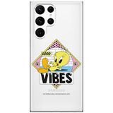 ERT GROUP mobiel telefoonhoesje voor Samsung S22 ULTRA origineel en officieel erkend Looney Tunes patroon Tweety 013