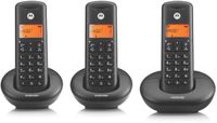 Motorola E203 DECT Draadloze Huistelefoon Trio Pack