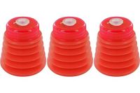 KUM - Puntenslijper met opvangbakje Softie 221 M1, rood, set van 3