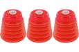 KUM - Puntenslijper met opvangbakje Softie 221 M1, rood, set van 3