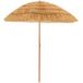 COSTWAY Parasol 200 cm, parasol de plage en rotin, réglable, aluminium, pavillon de jardin, parasol de terrasse pour jardin, plage et extérieur