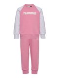 Hummel Trainingspak lichtgrijs / lichtroze / wit