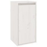 VidaXL Wandkast 30x30x60 cm massief grenenhout wit