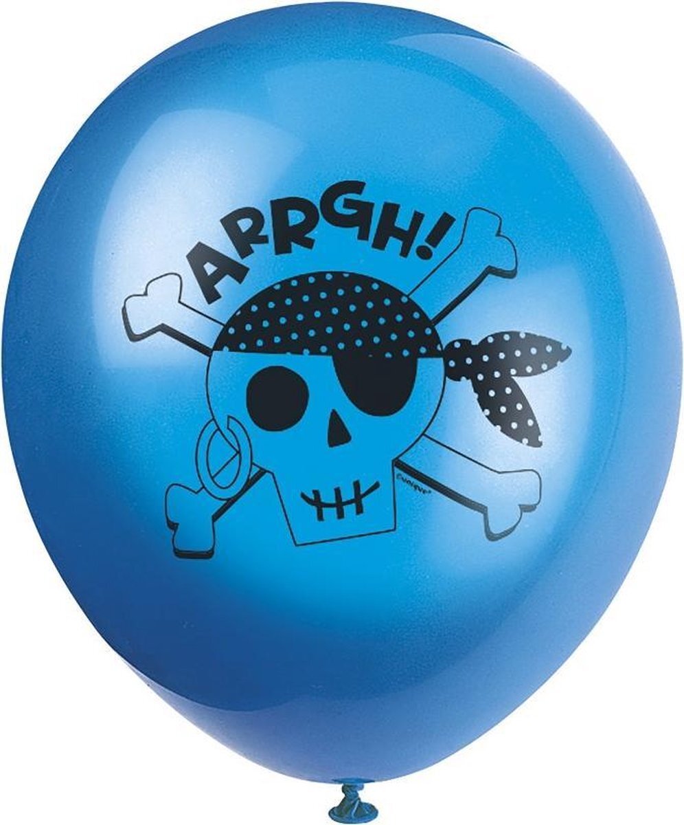 - Piraten Ballonnen 30cm 8st