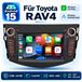Junsun 7-inch Android 15 autoradio voor Toyota RAV4, 2GB+64GB, draadloze CarPlay en Android Auto, GPS, WiFi, Bluetooth 5.0, RDS, DSP