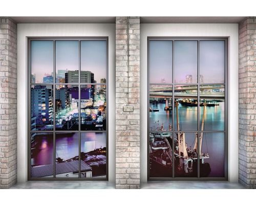 KOMAR Fotobehang vlies steden Loft XXL4-017 368 x 248 cm