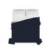 Elegant Q-2P Zomerdekbed donkerblauw/lichtgrijs, 100% microvezel, 260x270cm