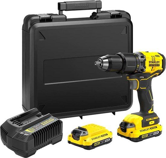 Stanley FatMax SFMCD715D2K - 18V Accu-Schroefklopboormachine - 2x 2.0Ah Accu's