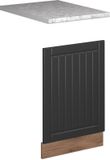 Vicco Frontpaneel Fame-Line, Donkergrijs/Goudkleurig Eiken, 45 cm, WB Marmer
