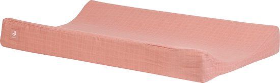 Jollein Aankleedkussenhoes Wrinkled 50x70cm - Rosewood