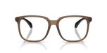 Moncler Lunettes De Vue Unisexe Marron Carrées 55mm