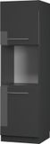 Vicco Fame-Line Ovenombouwkast – 60 cm open Antraciet Hoogglans