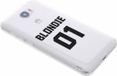 Merkloos Housse Silicone Convient aux Huawei Y6 II Compact / Huawei Y5 II Compact - Noir / Transparent / Blondie