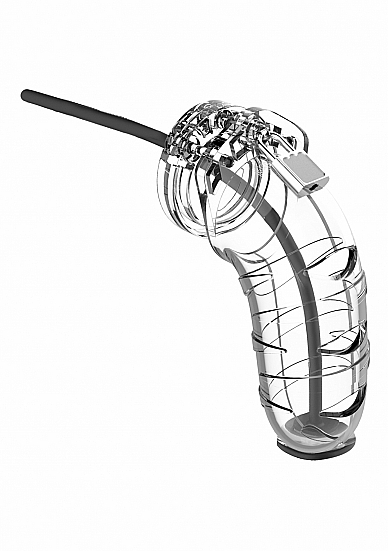 ManCage Model 17 - Chastity - 5.5" - Cage with Silicone Urethal Sounding