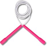 Elevate Rope - Pink/White - Adjustable Jump Rope - Speed Rope - Fitness Skipping Rope - PVC - 300cm