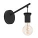 EGLO 74054 Wandlamp Zwart E27 LED IP20