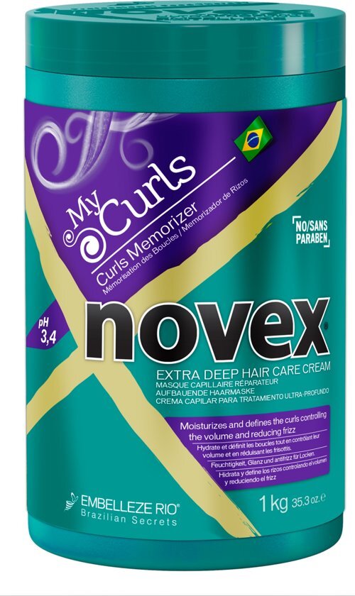 Novex - My Curls - Hair Mask - 1kg Paraben Free / Bevat geen Parabenen