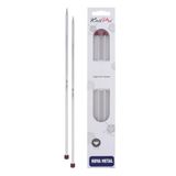 KnitPro Nova 40 cm x 3,75 mm enkele puntige naalden, zilver