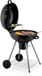 Relaxdays Kogelbarbecue Ø 53 cm - Zwart/Zilver - Staal - Met wielen en thermometer