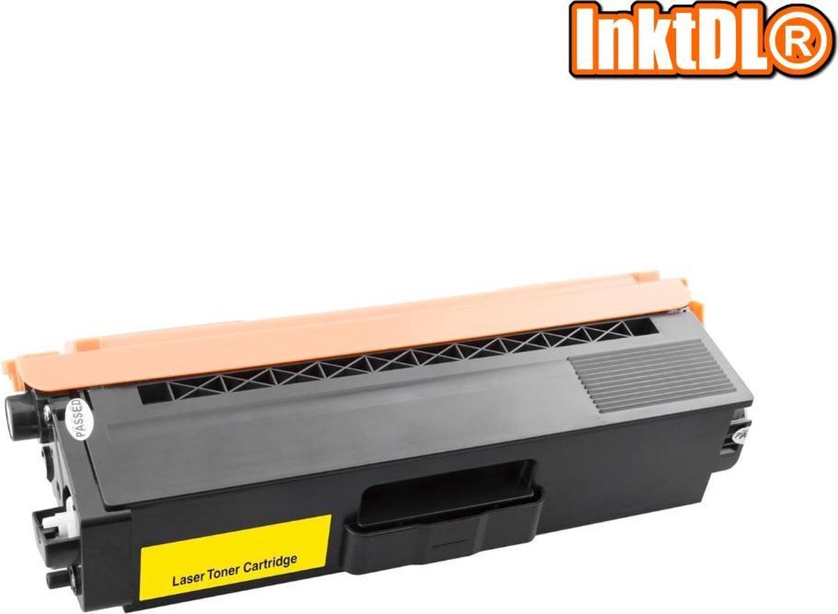 InktDL XL Laser toner cartridge voor Brother TN-325Y | Geschikt voor Brother DCP 9055, 9270 CDN, HL 4140 CN, 4150 CN, 4570, MFC 9460 CDN, 9465 CDN, 9560 CDW, 9970 CDW