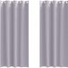 vidaXL Blackout Gordijnen met Ringen 2 st Metaalgrijs 260 x 140 cm