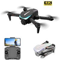 K109 Opvouwbare minidrone met enkele camera 4K kleurenademhalingslicht 3 batterijen Levensduur batterij: 12 min Zwart