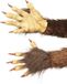 Smiffys Weervolf handschoenen - bruin - nepbont - voor volwassenen - Halloween accessoire