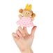 SIGIKID 43006 Fingerpop prinses, pluche pop om op de vingers te steken, rollenspel, verhalen vertellen, spelen, voor kinderen vanaf 6 maanden, prinses/roze, 10 cm