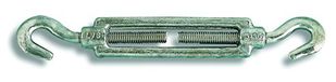 Chapuis 350/16Z spanslot met 2 haken, verzinkt staal, werkbelasting indicator voor kabel, grijs, Ø 16 mm