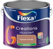 Flexa Creations Muurverf Extra Mat - Toasted Orange - Mengverf - 2,5 L