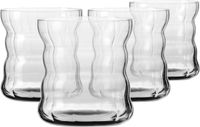 KROSNO GLASS KROSNO | Caffè Latte Glazen | Set van 4 - 310 ml | Coffee Moments Collectie | Loodvrij Glas voor Koffie, Thee en Desserts