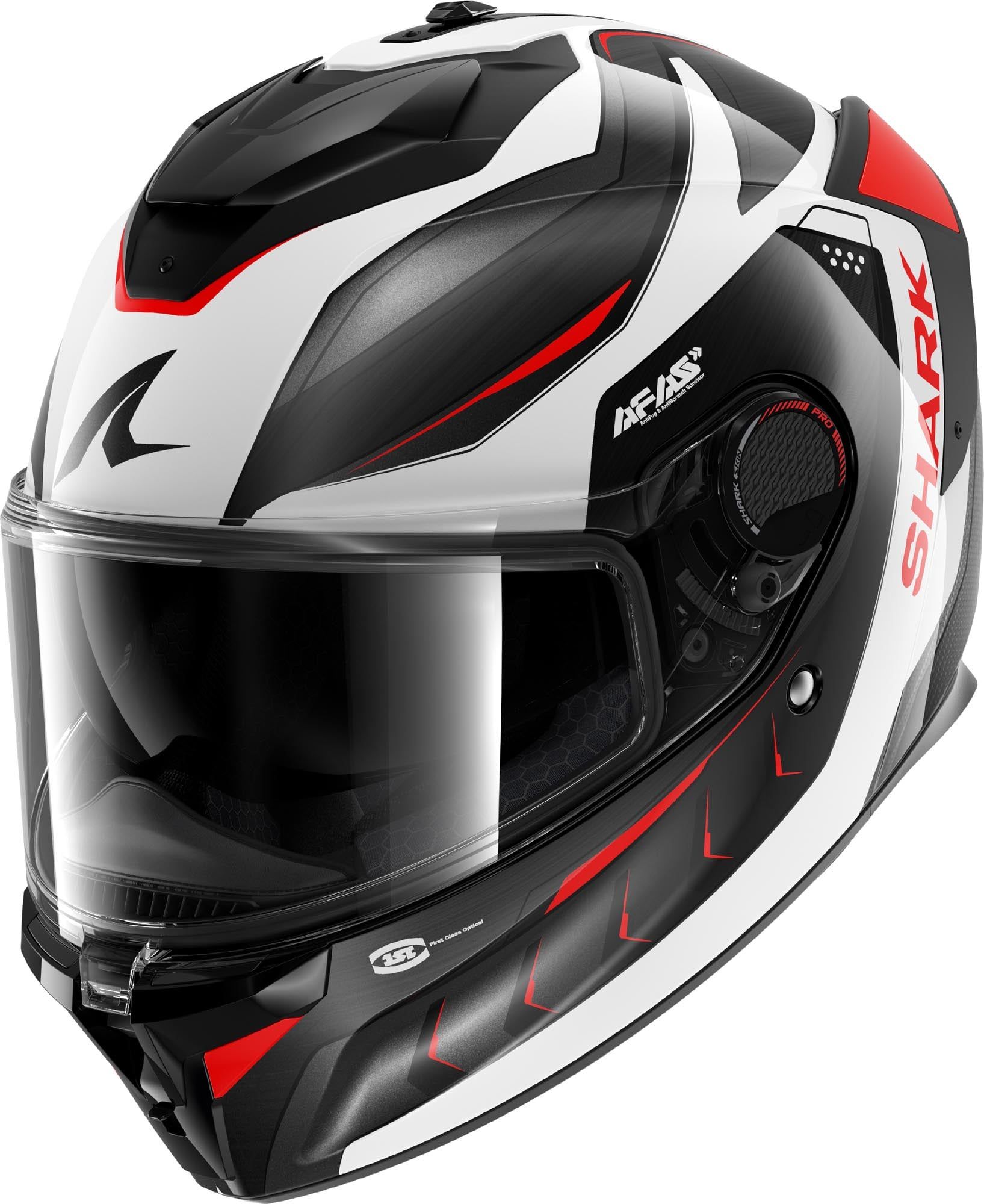 Shark Spartan GT Pro Mekarium Carbon Helm - Integraalhelm - ECE 22.06 - Koolstof/Wit - XXL