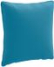 vidaXL Rugkussen PUTTEN 100% Polyester Lichtblauw 40 x 40 x 15 cm