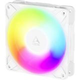 Arctic P12 Pro Reverse A-RGB - 120 mm Premium ventilator met omgekeerde luchtstroom, PWM ventilator met Y-kabelsplitter, 500-3000 rpm, 0 rpm <5% PWM, 5V Digital RGB, hydrodyn. lager, 4-Pin - Wit