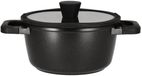 SILVERCREST® Kookpan 20 cm - Zwart - Aluminium - Inclusief glazen deksel - Geschikt voor alle warmtebronnen (incl. inductie)