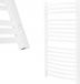 Diamant Échelle pour radiateur de salle de bain blanche 57 x 80 cm 13 nervures Diamant Fond d'eau