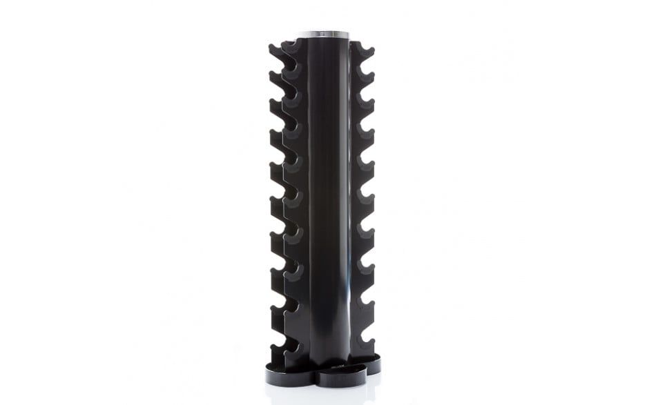 Muscle Power Dumbbell Tower - Black - Storage System Round and Hexagonal Dumbbells