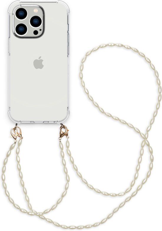 iMoshion Hoesje iPhone 14 Pro - Backcover met Koord - Transparant