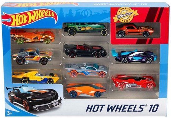 Hot Wheels 10-Pack Diecast Cars - 412496