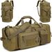 Sac à dos sac de voyage - 50 litres extensible à 55 litres - Marron - Pour week-end et voyage d'affaires