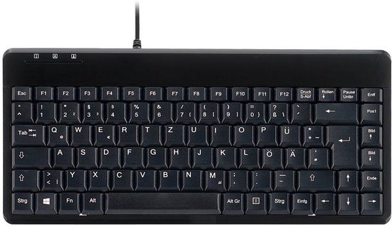Perixx PERIBOARD-409U Toetsenbord USB QWERTZ Duits Zwart