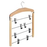 Merkloos 2x rokhanger meervoud - broekhanger - kledinghanger - antislip - klerenhanger